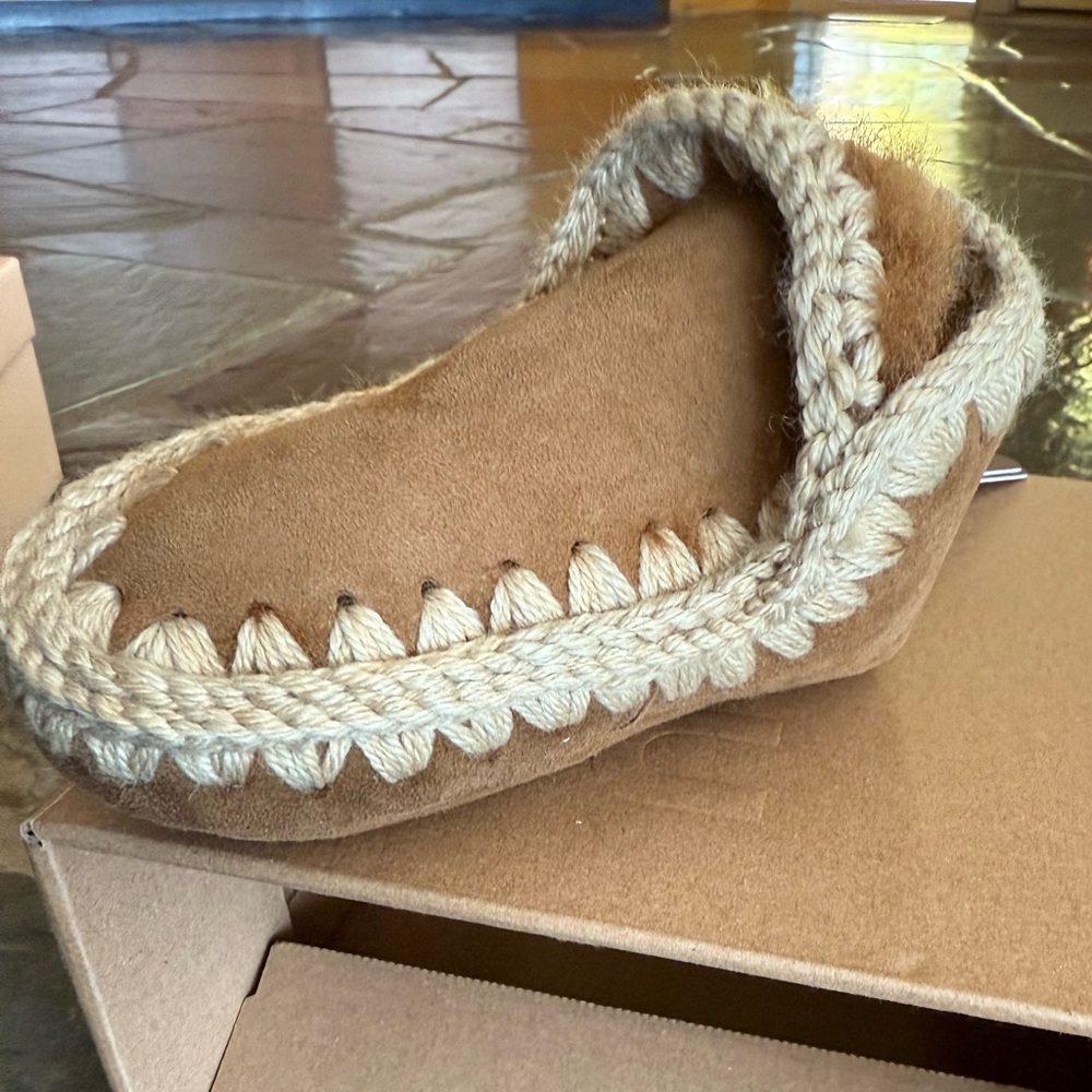 Mou Kids Tan Eskimo Boots